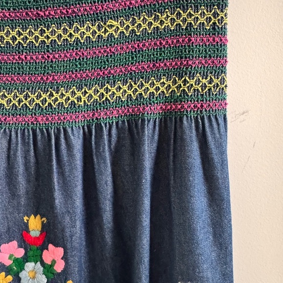 Vava by Joy Han Embroidered Denim Dress - Picture 5 of 6